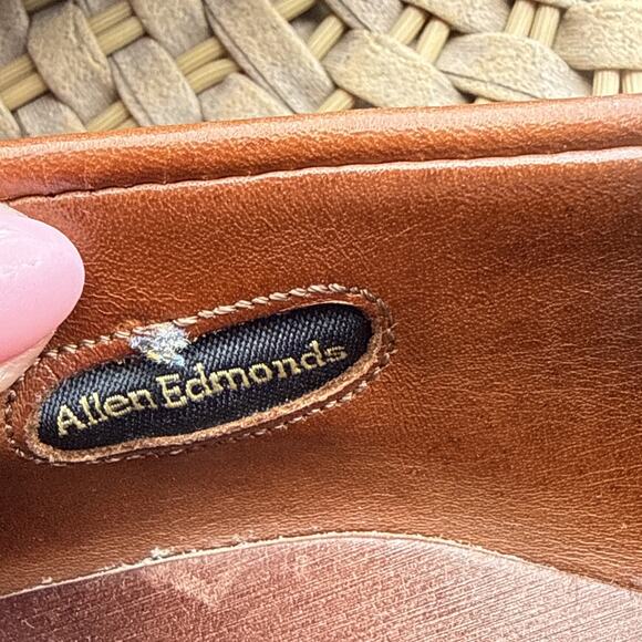 Allen Edmonds Steen Loafer Brown Leather Slip On Shoes Men\'s Size 11 B main image 11